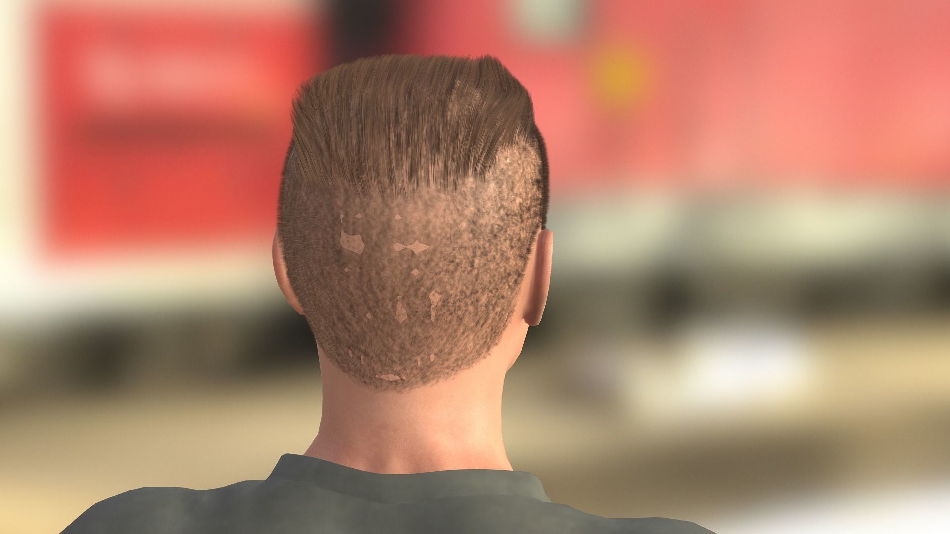 Tobey Maguire as Army Officer Low-poly 3D model_15