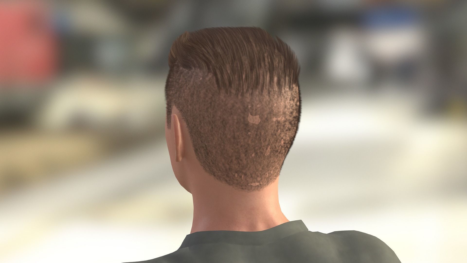 Tobey Maguire as Army Officer Low-poly 3D model_17