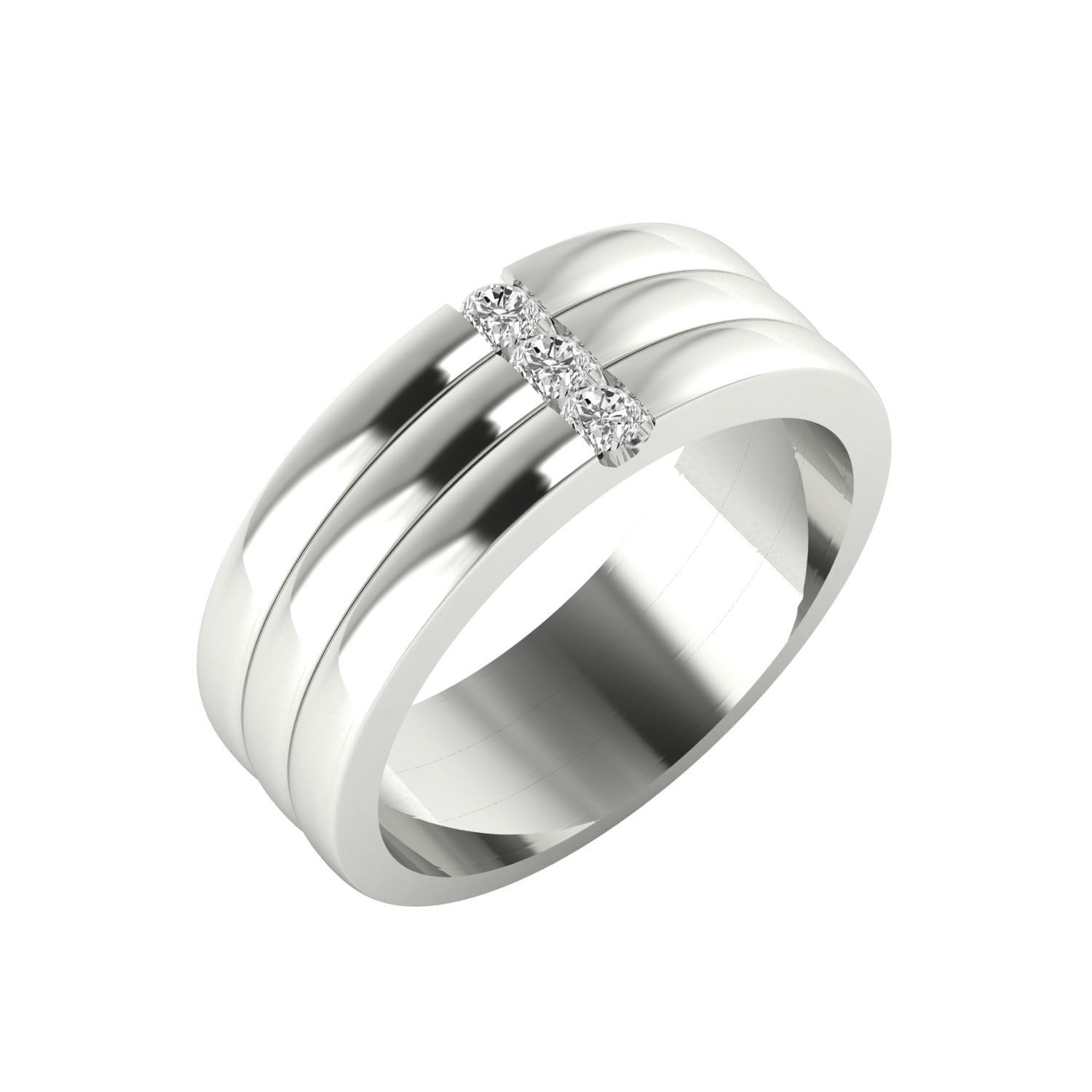 Mens Ring STL OBJ FBX Renders Details 3D print model_8