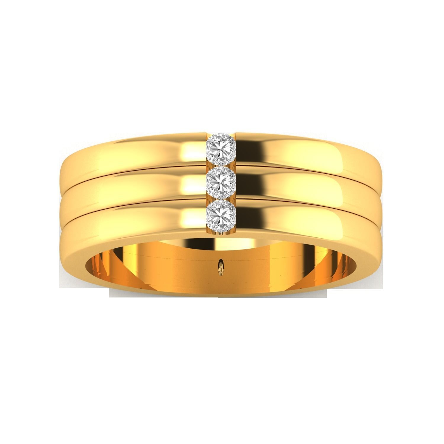 Mens Ring STL OBJ FBX Renders Details 3D print model_21