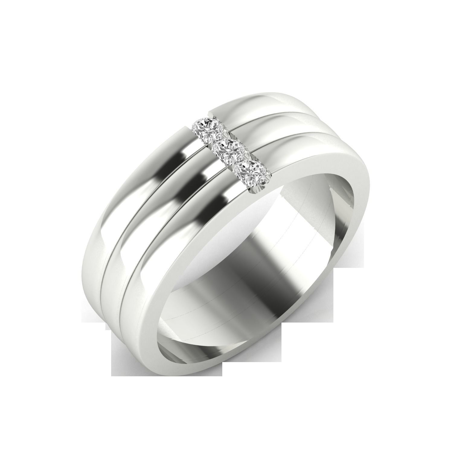 Mens Ring STL OBJ FBX Renders Details 3D print model_9