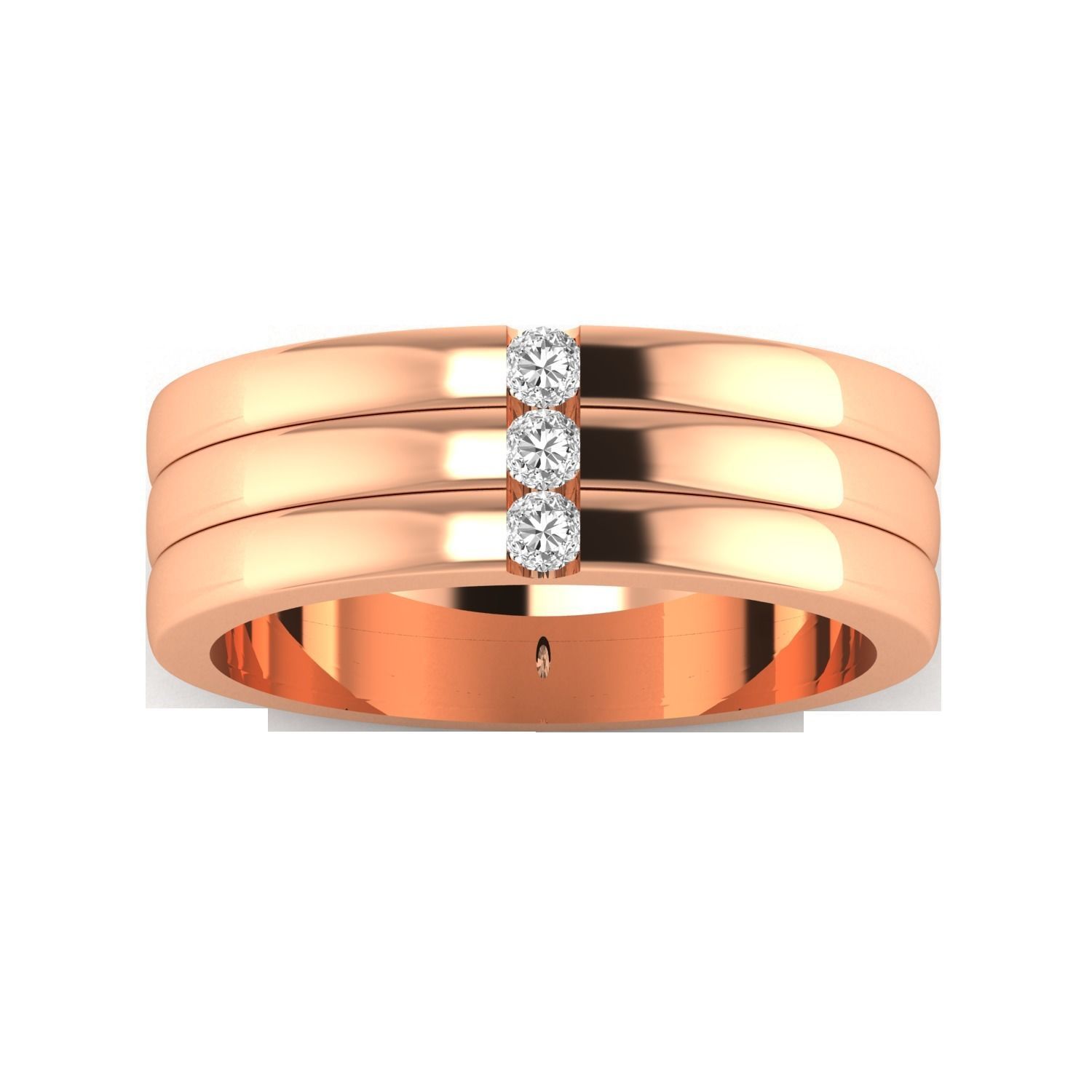 Mens Ring STL OBJ FBX Renders Details 3D print model_5