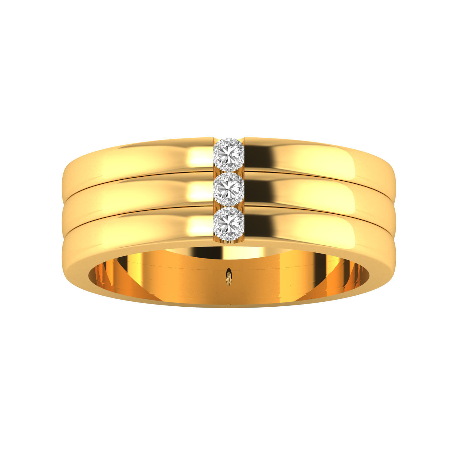 Mens Ring STL OBJ FBX Renders Details 3D print model_20