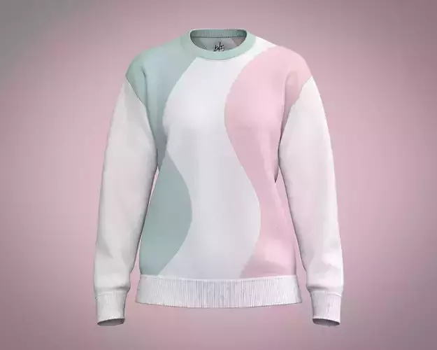 Ladies Multi color Sweatshirt