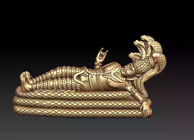 vishnu pendent 3D print model