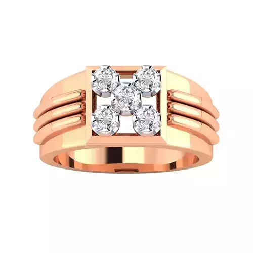 Mens Ring STL OBJ FBX Renders Details 3D print model