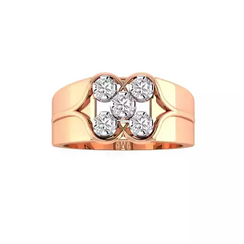 Mens Ring STL OBJ FBX Renders Details 3D print model