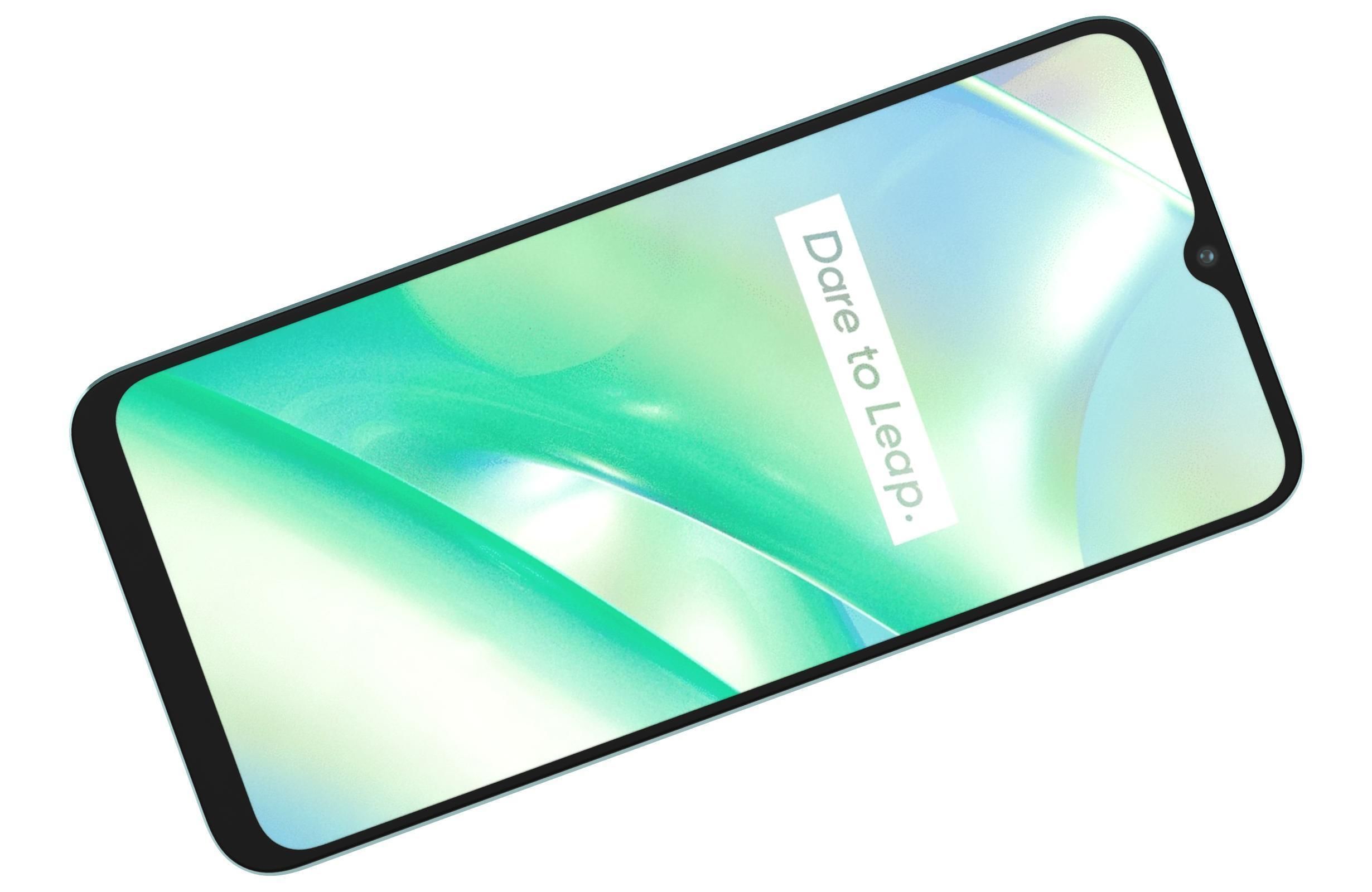 Realme C33 2023 All Colors Low-poly 3D model_23