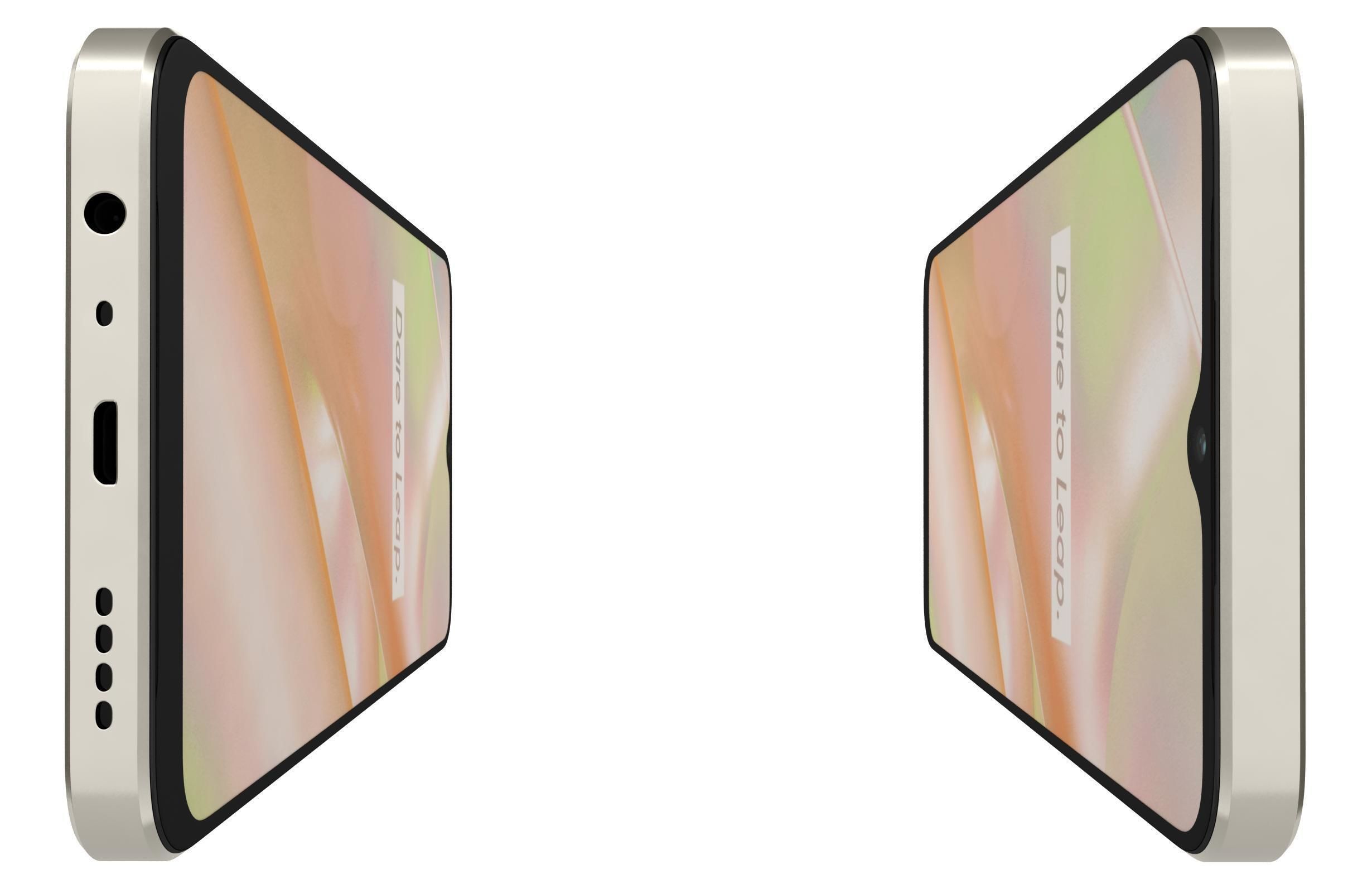 Realme C33 2023 All Colors Low-poly 3D model_33