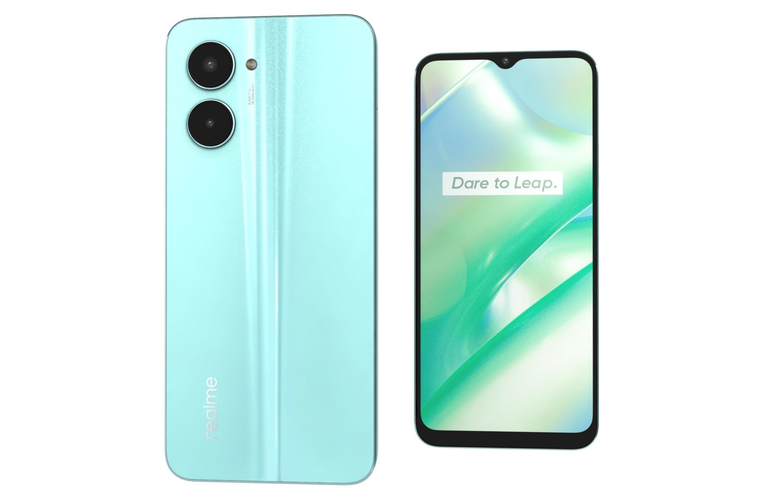 Realme C33 2023 All Colors Low-poly 3D model_20