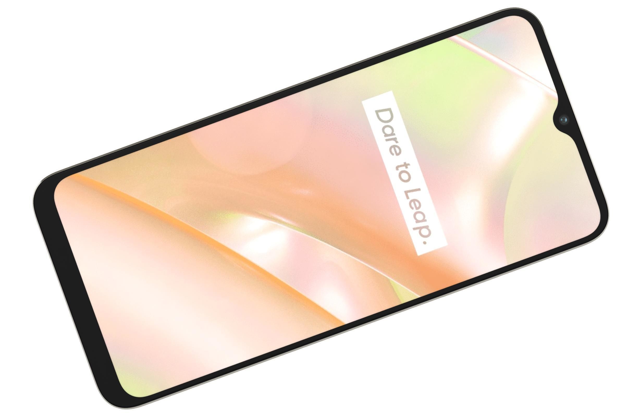 Realme C33 2023 All Colors Low-poly 3D model_35