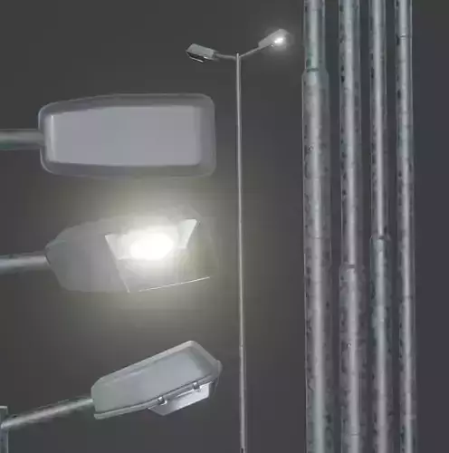 Street Light 5 Galvanized F2 M1 K0 A2 6000mm 