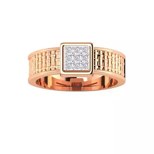 Mens Ring STL OBJ FBX Renders Details 3D print model