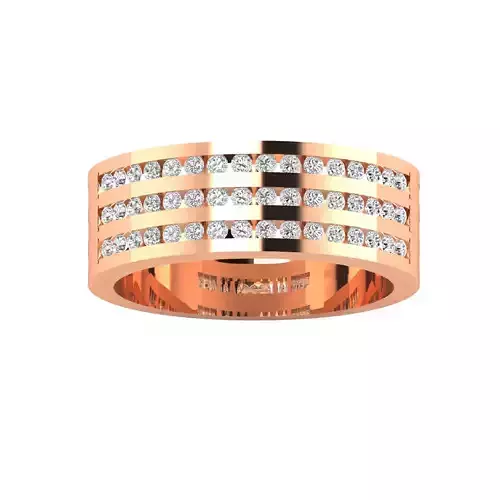 Mens Ring STL OBJ FBX Renders Details 3D print model