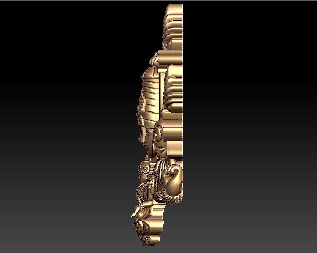 PERUMAL LAKSHMI PENDENT 3D print model_1