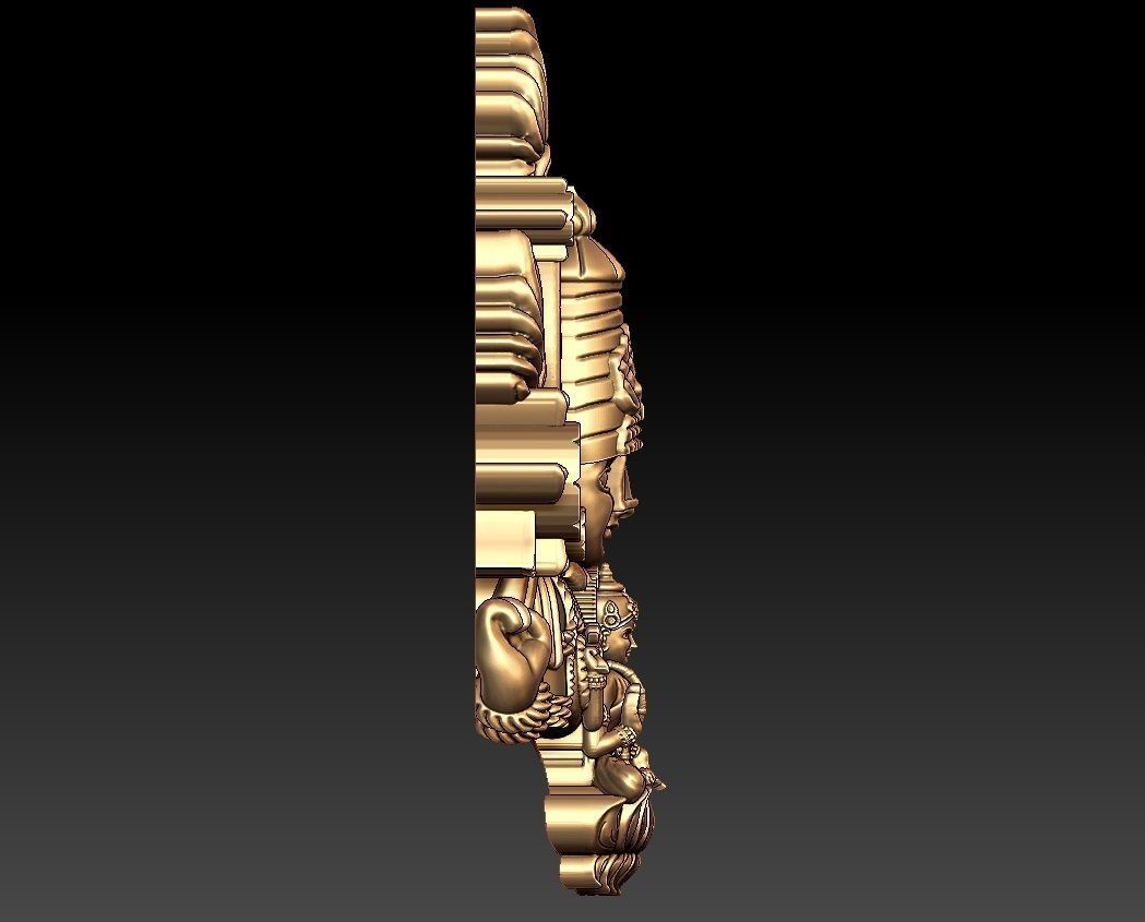 PERUMAL LAKSHMI PENDENT 3D print model_3