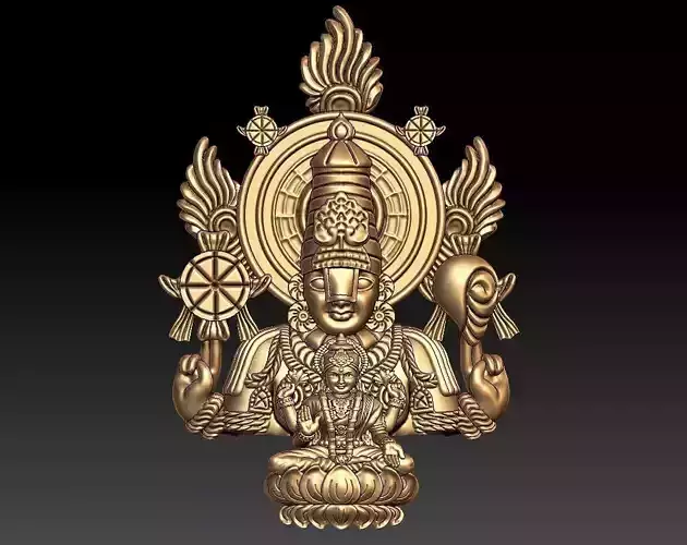 PERUMAL LAKSHMI PENDENT 3D print model