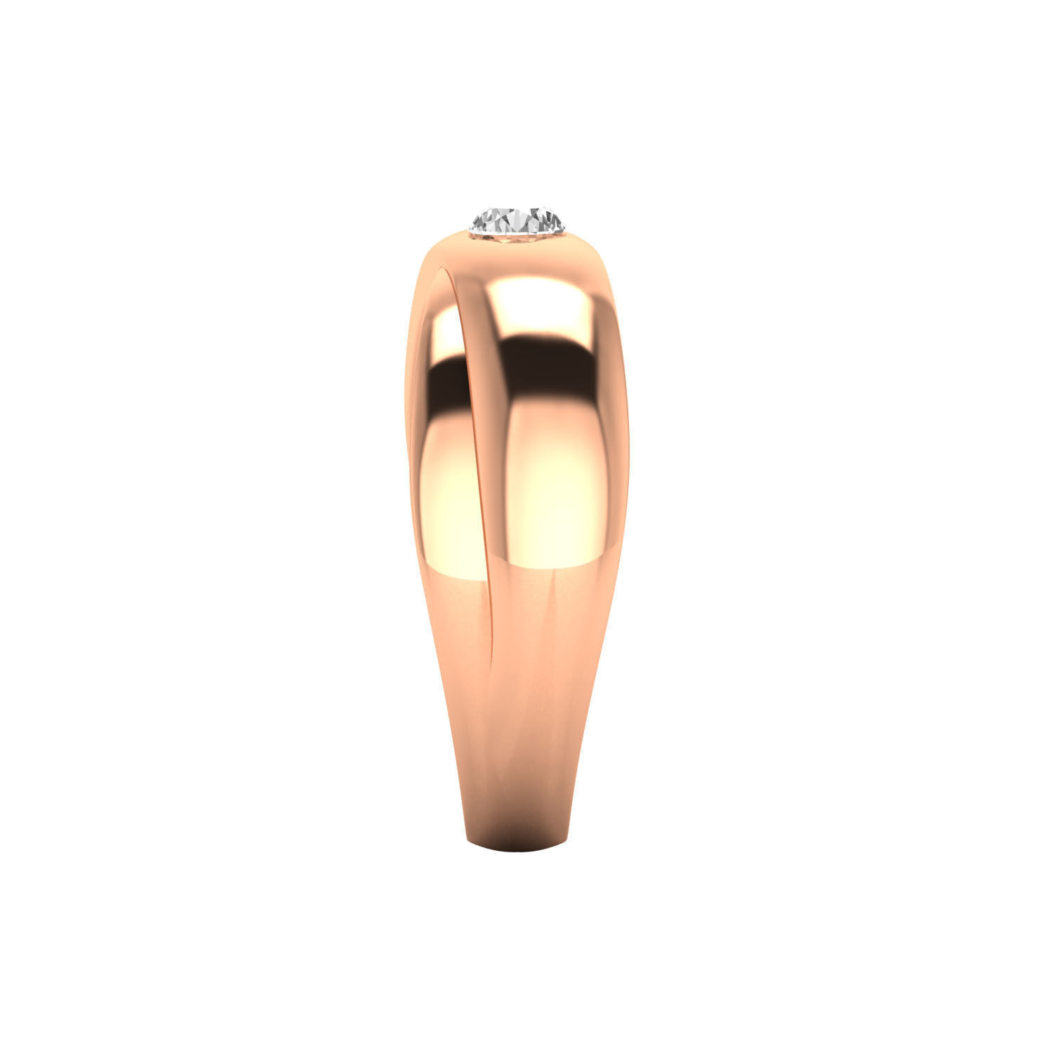 Mens Ring STL OBJ FBX Renders Details 3D print model_5