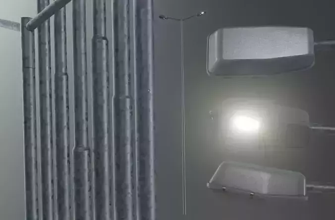 Street Light 5 Galvanized F2 M1 K0 A2 10000mm