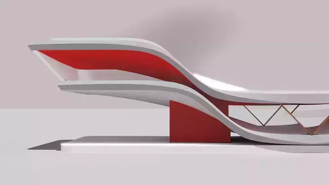 ARCHITECTURE  FLUID BUILDINGS  3D model