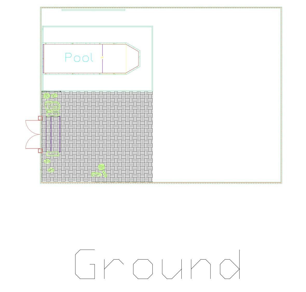 Modern Garden House 3D model_3