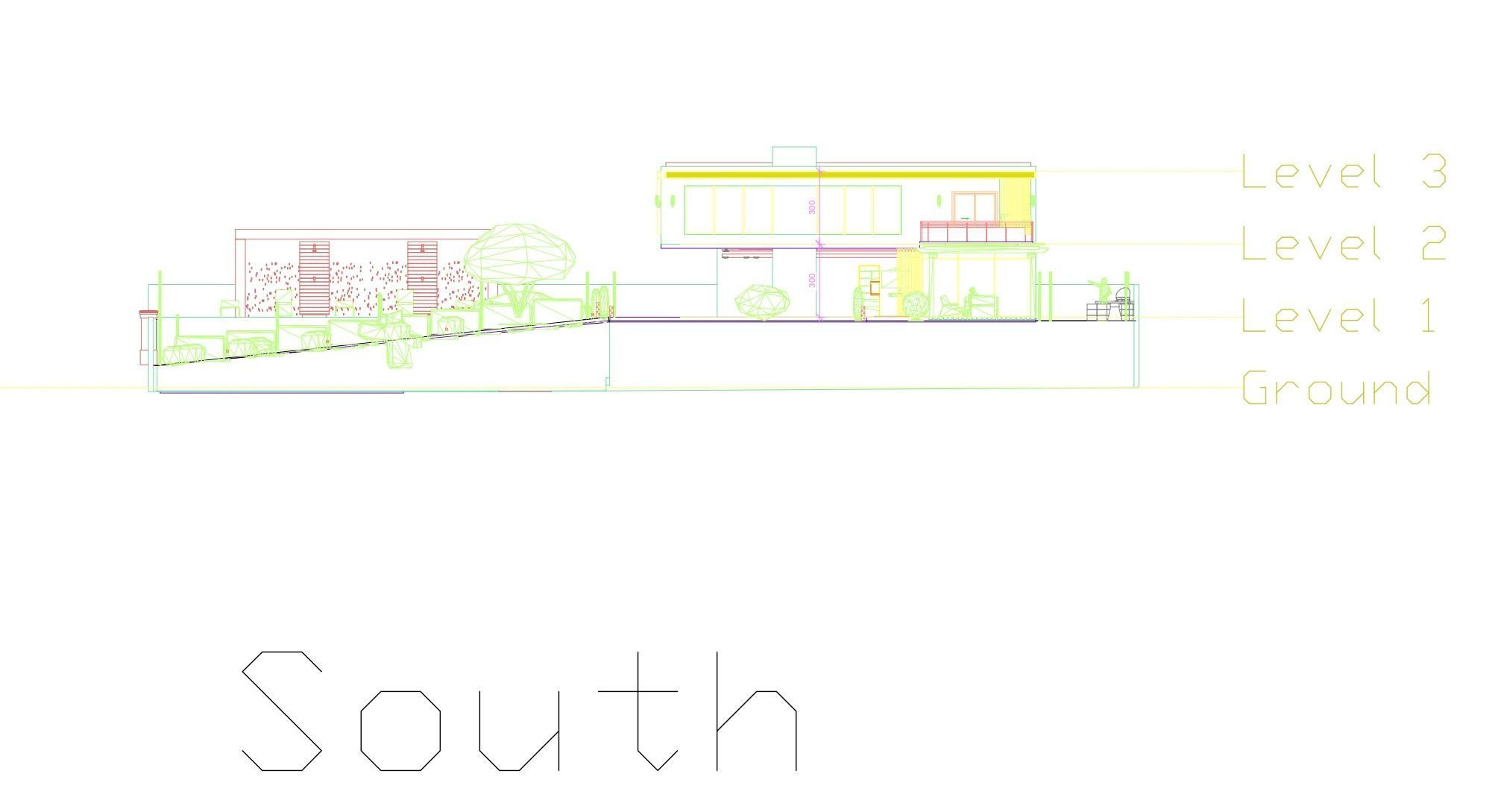 Modern Garden House 3D model_5