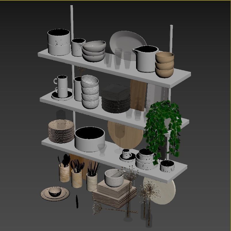 kitchen accessories RPM 02 3D model_11