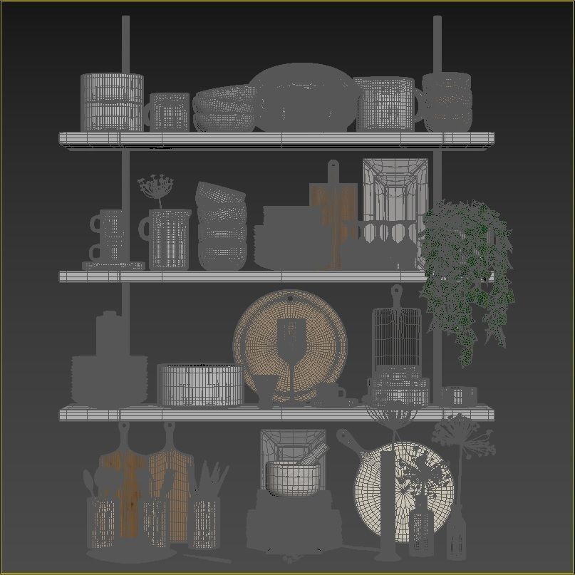 kitchen accessories RPM 02 3D model_8