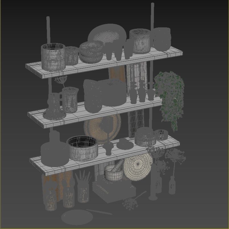 kitchen accessories RPM 02 3D model_9