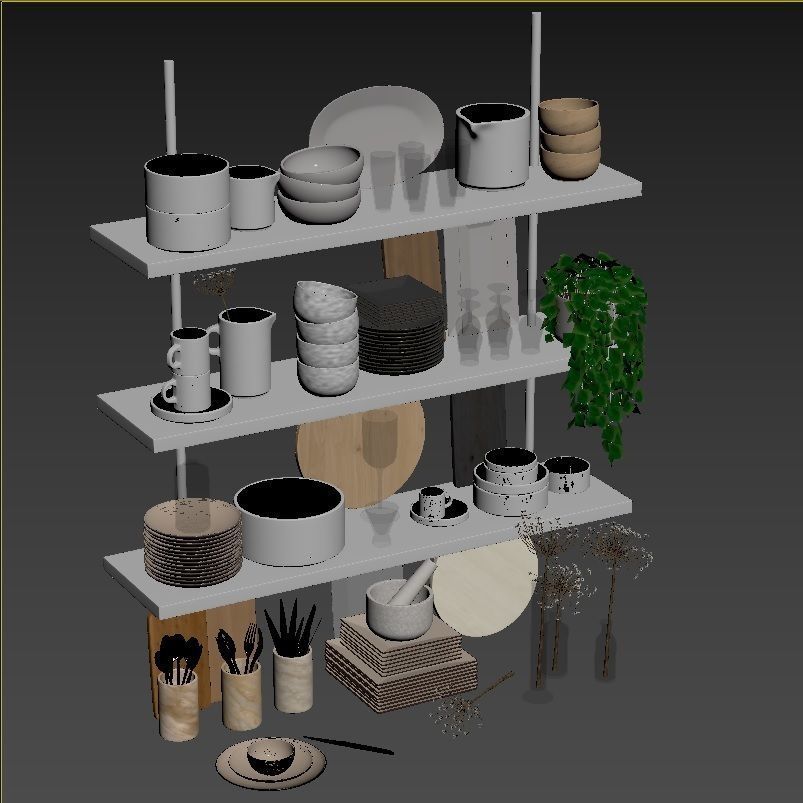 kitchen accessories RPM 02 3D model_10