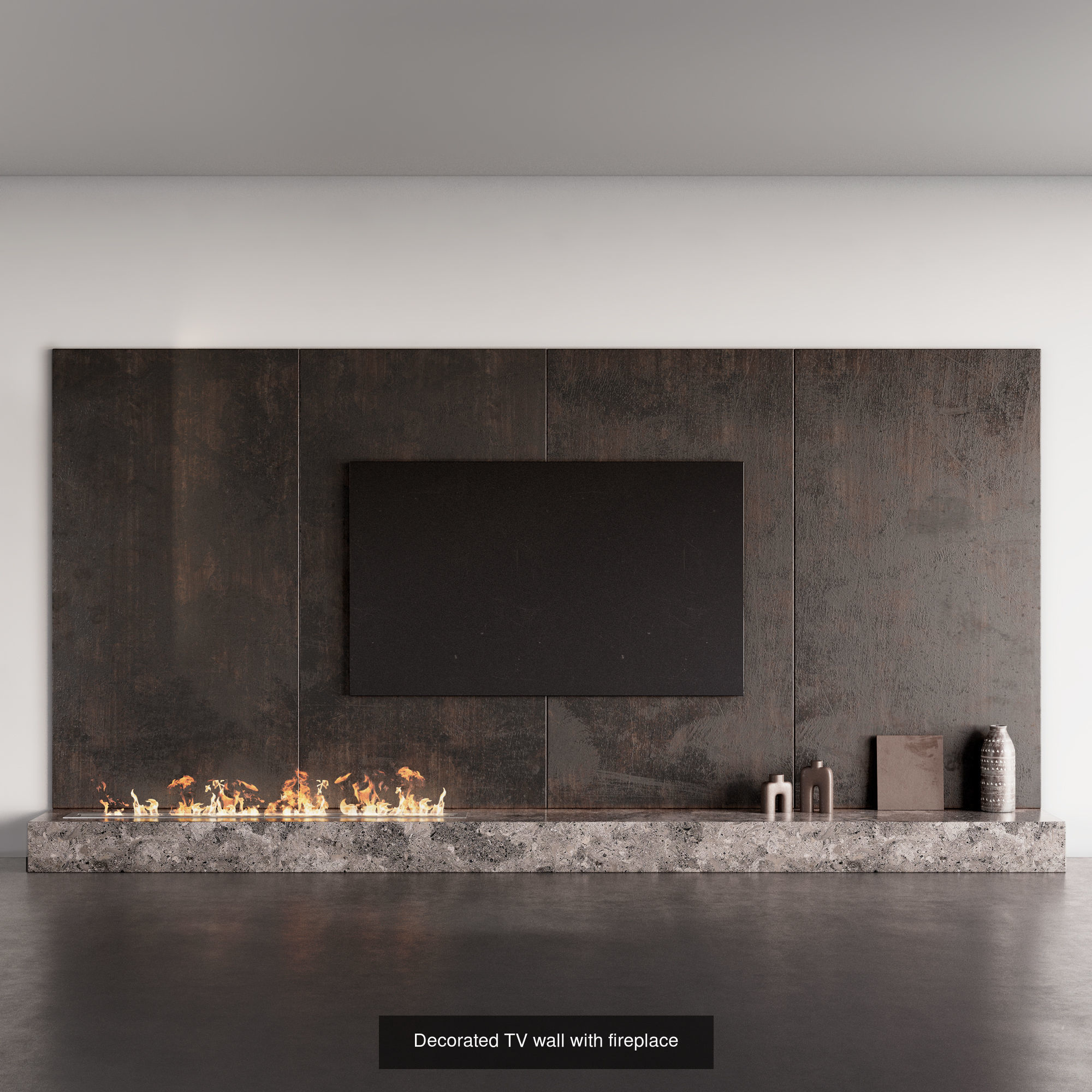 Ready Pack for Stylish Contemporary Living Room 3D Model Collection_6