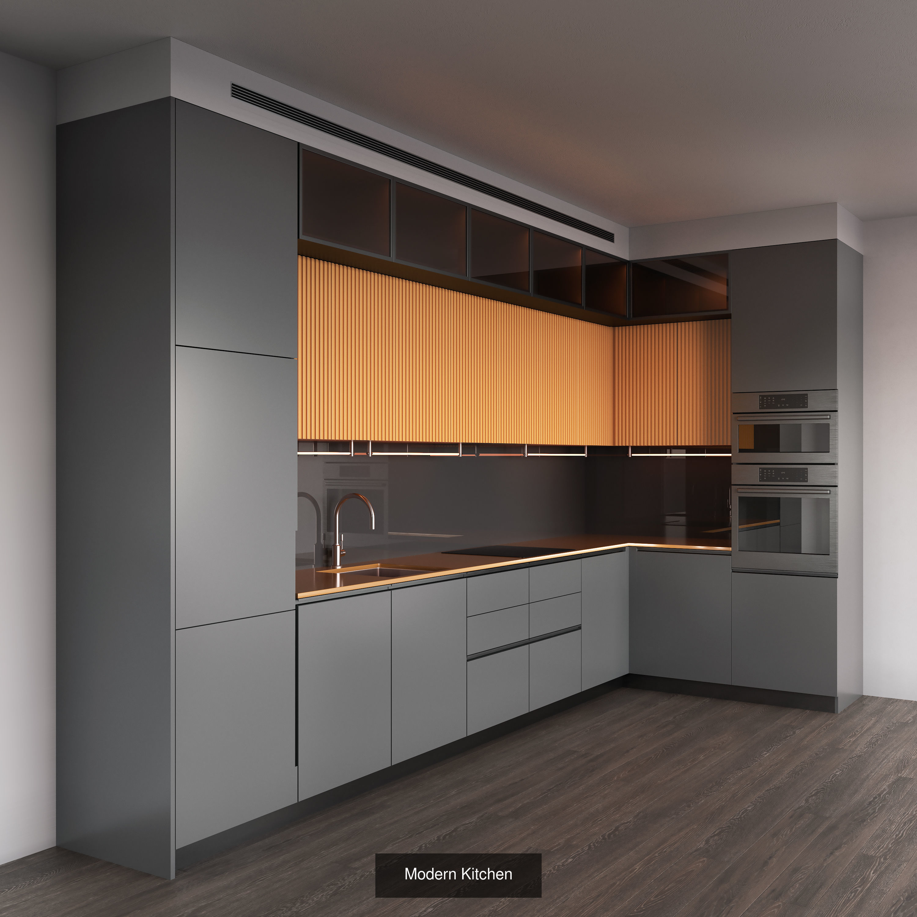 Ready Pack for Stylish Contemporary Living Room 3D Model Collection_3