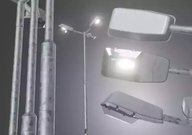 Street Light 5 Galvanized F3 M1 K0 A2 3000mm 