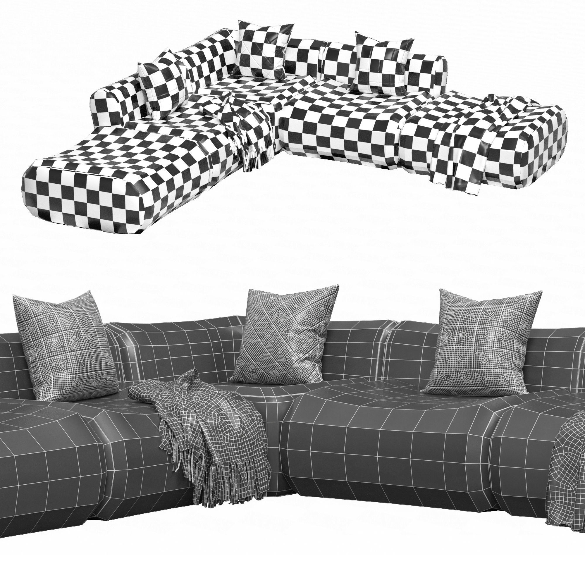 Modular Sofa Jardan Furneture Lemmy 3D model_4