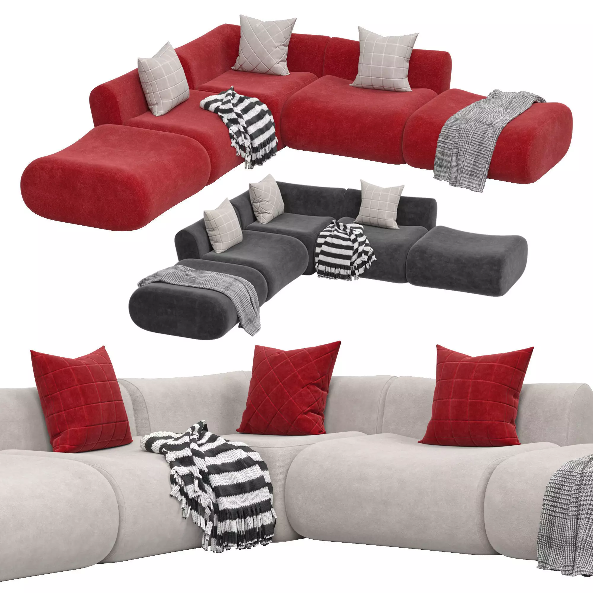 Modular Sofa Jardan Furneture Lemmy 3D model_0