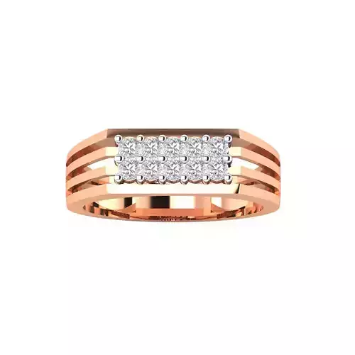 Mens Ring STL OBJ FBX Renders Details 3D print model