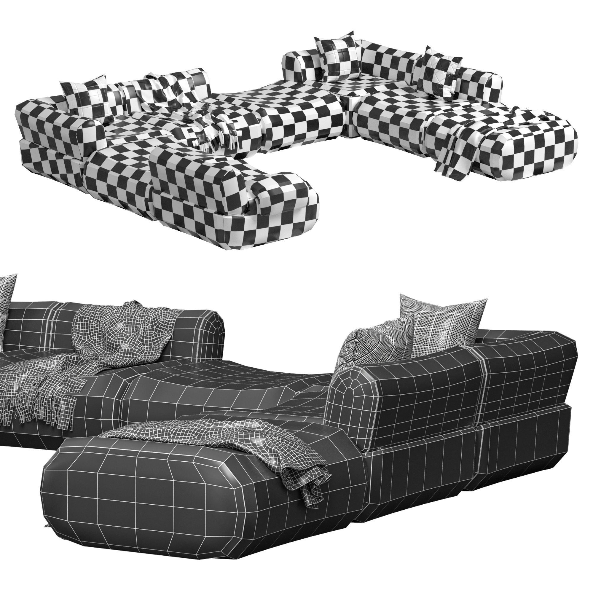 Modular Sofa Jardan Furneture Lemmy 3D model_6