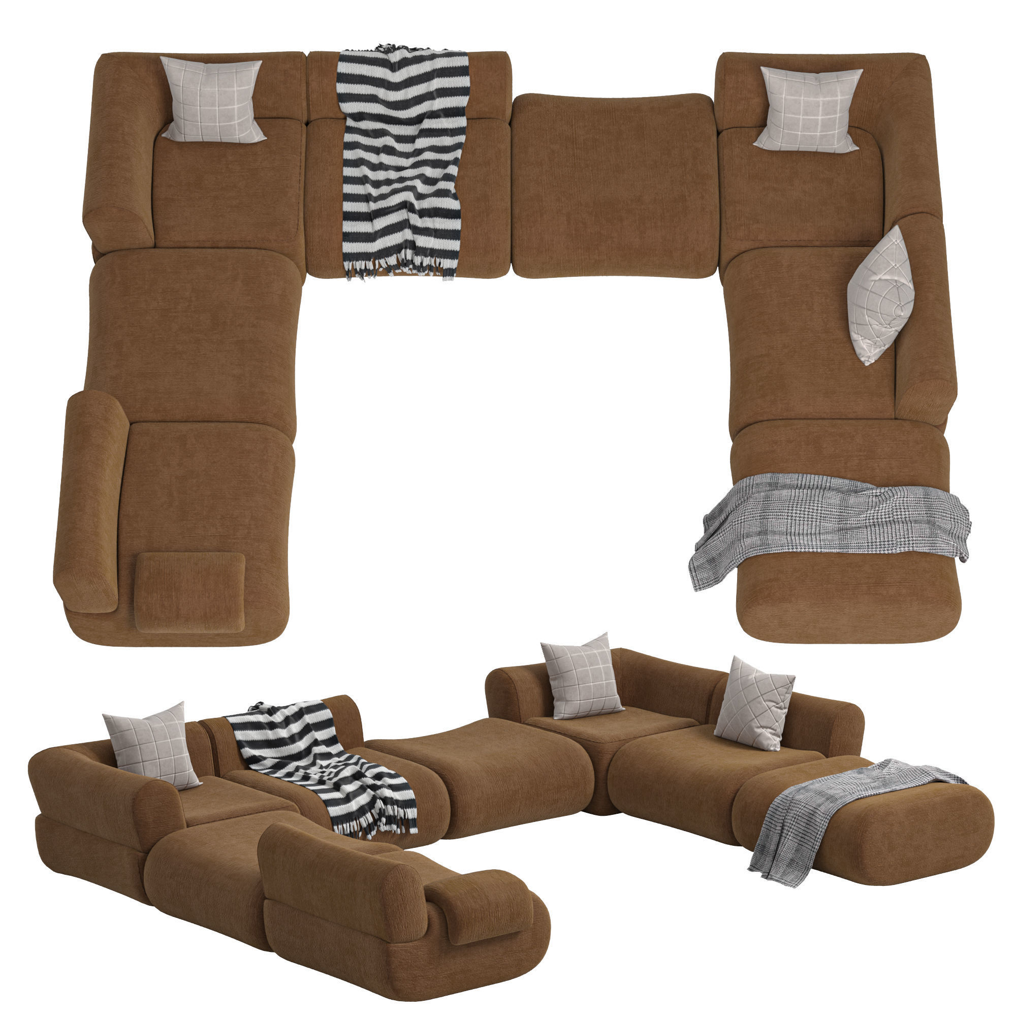 Modular Sofa Jardan Furneture Lemmy 3D model_4