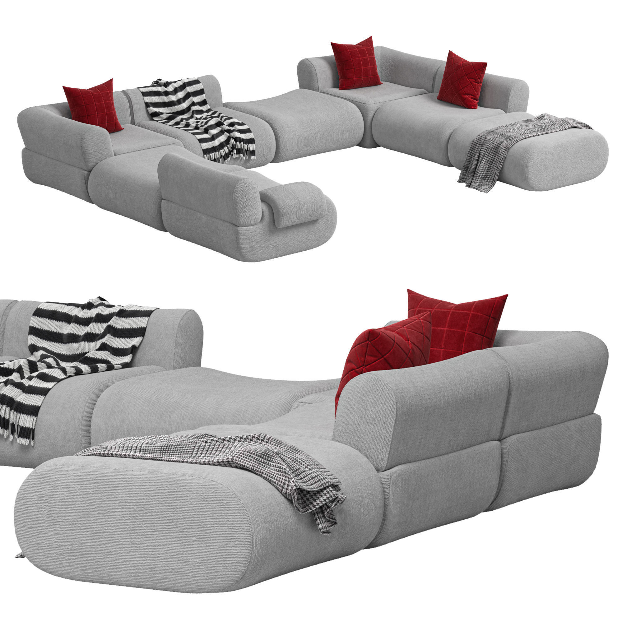 Modular Sofa Jardan Furneture Lemmy 3D model_2