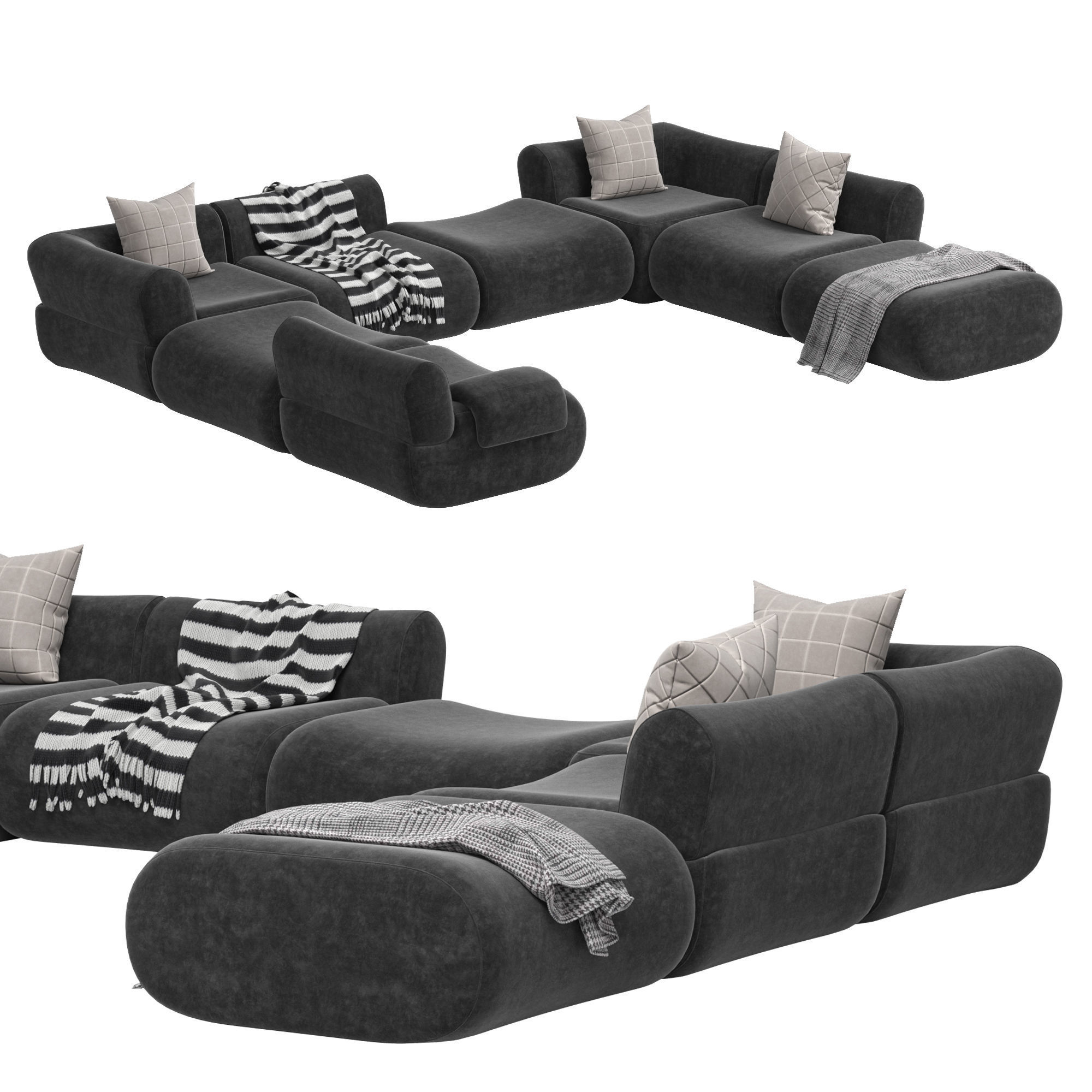 Modular Sofa Jardan Furneture Lemmy 3D model_3