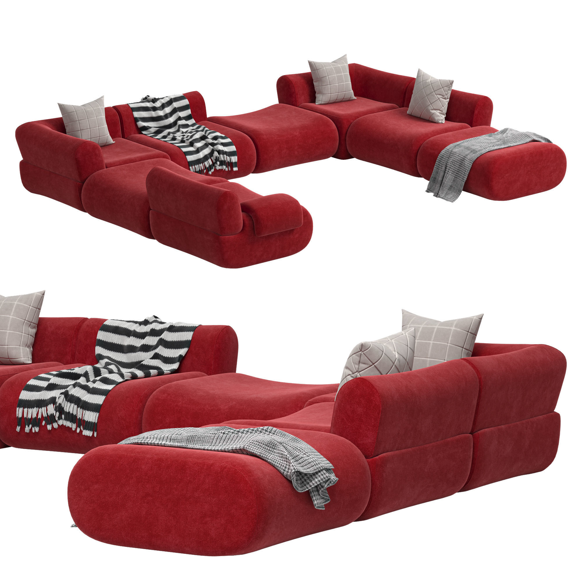 Modular Sofa Jardan Furneture Lemmy 3D model_1