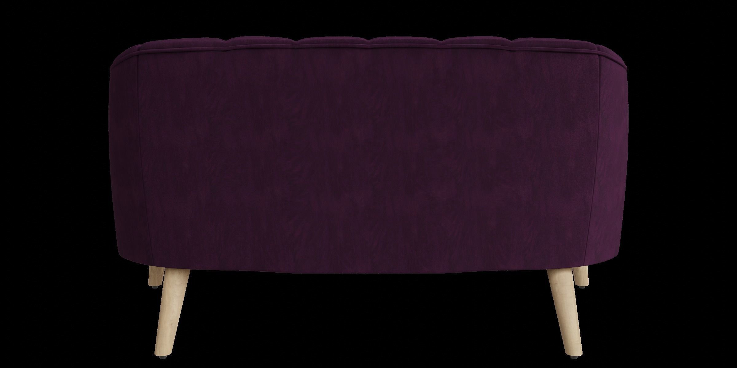 Modern Velvet Sofa 3D model_9