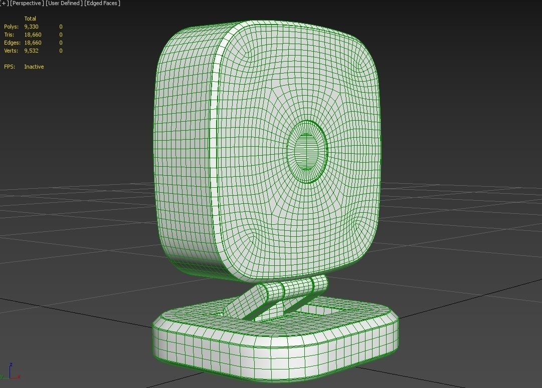 Security Camera  M04 Low-poly 3D model_6