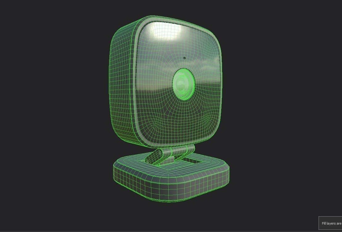 Security Camera  M04 Low-poly 3D model_1