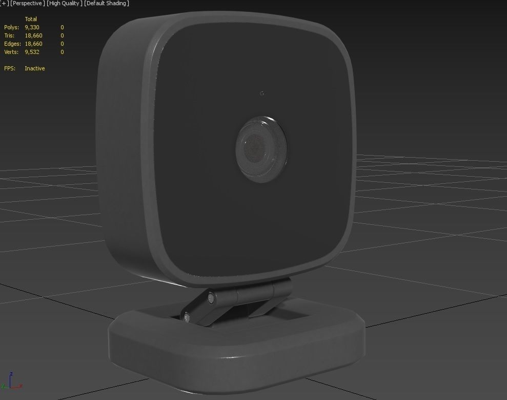Security Camera  M04 Low-poly 3D model_7