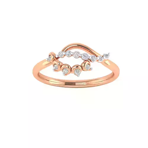 Women Wedding Engagement Ring STL OBJ FBX Renders Details 3D print model
