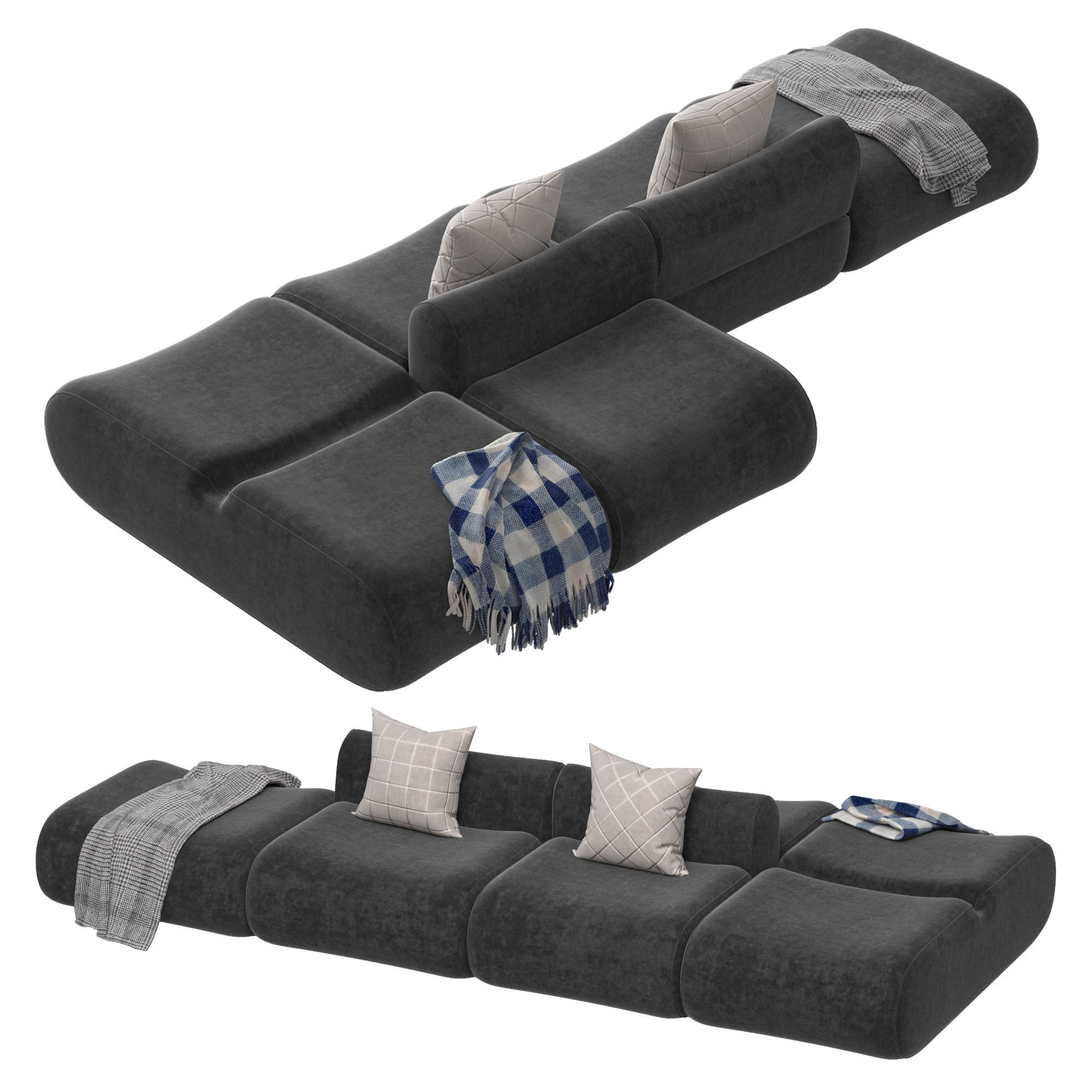 Modular Sofa Jardan Furneture Lemmy 3D model_2