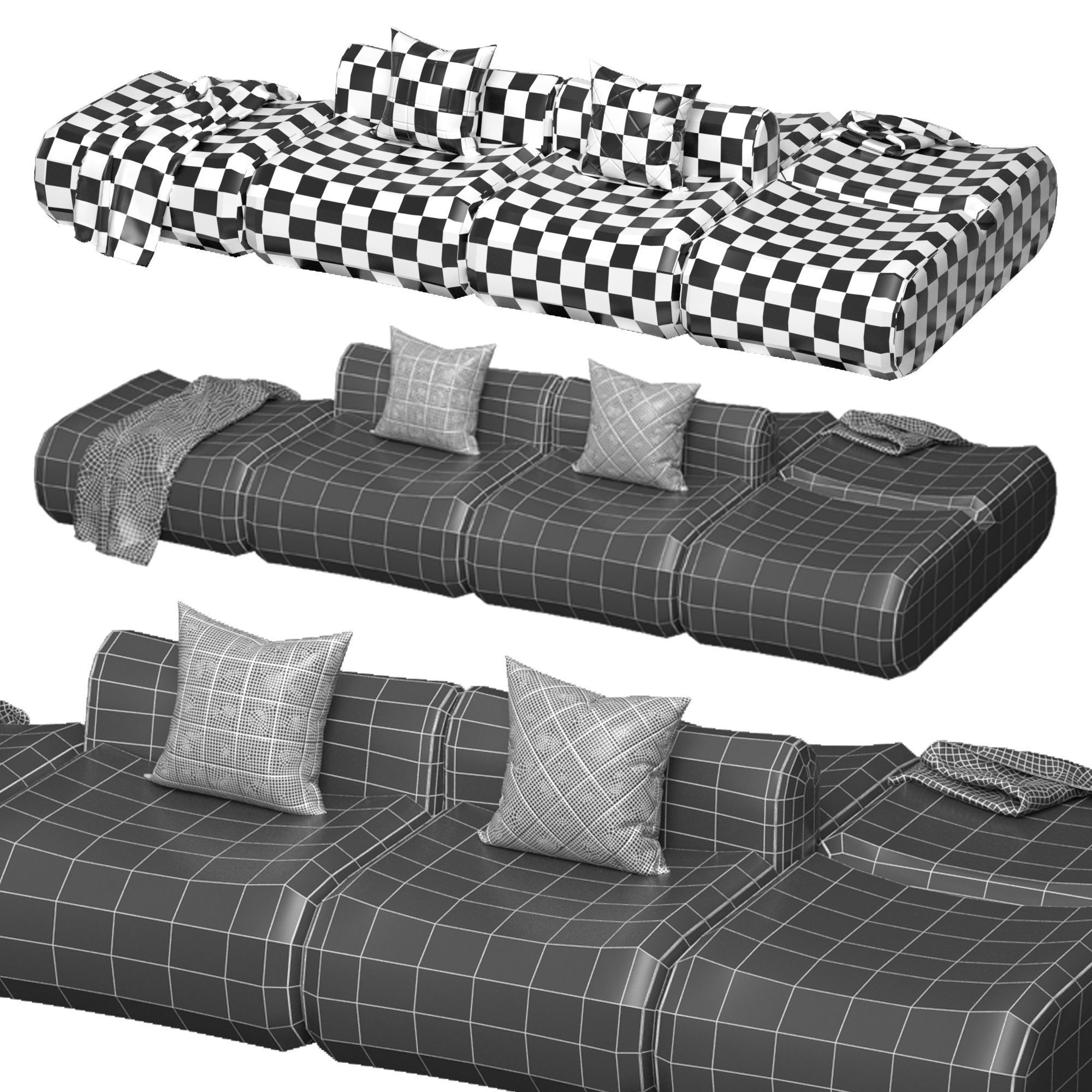 Modular Sofa Jardan Furneture Lemmy 3D model_4