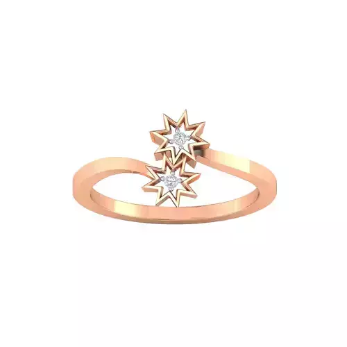 Women Wedding Engagement Ring STL OBJ FBX Renders Details