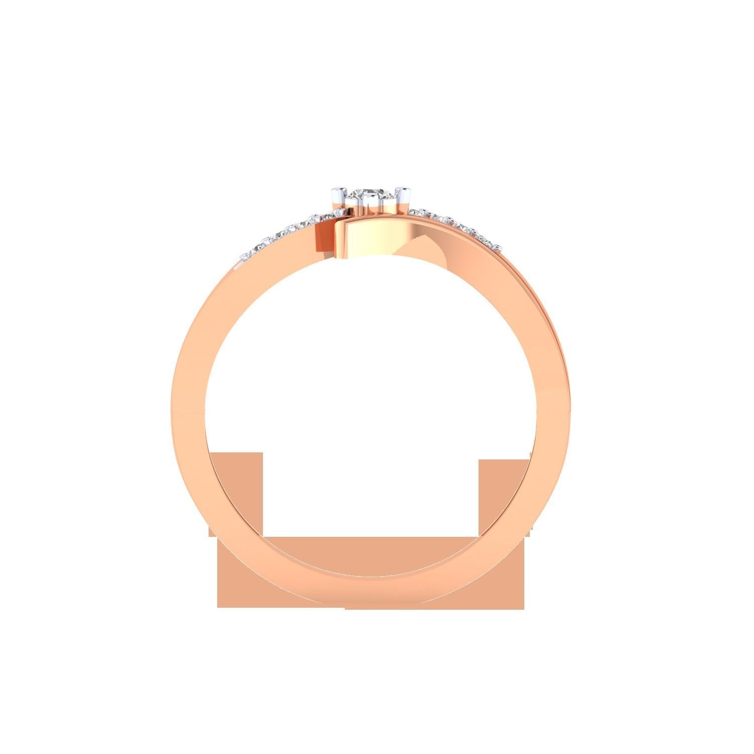 Women Wedding Engagement Ring STL OBJ FBX Renders Details 3D print model_19